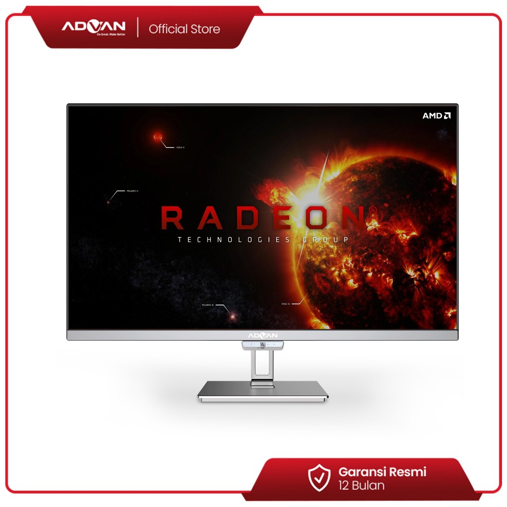 Advan komputer All In One PC AIO OnePC AMD RYZEN 5 5500U 8+512GB Windows 11 24 Inch Full HD 99% SRGB-8