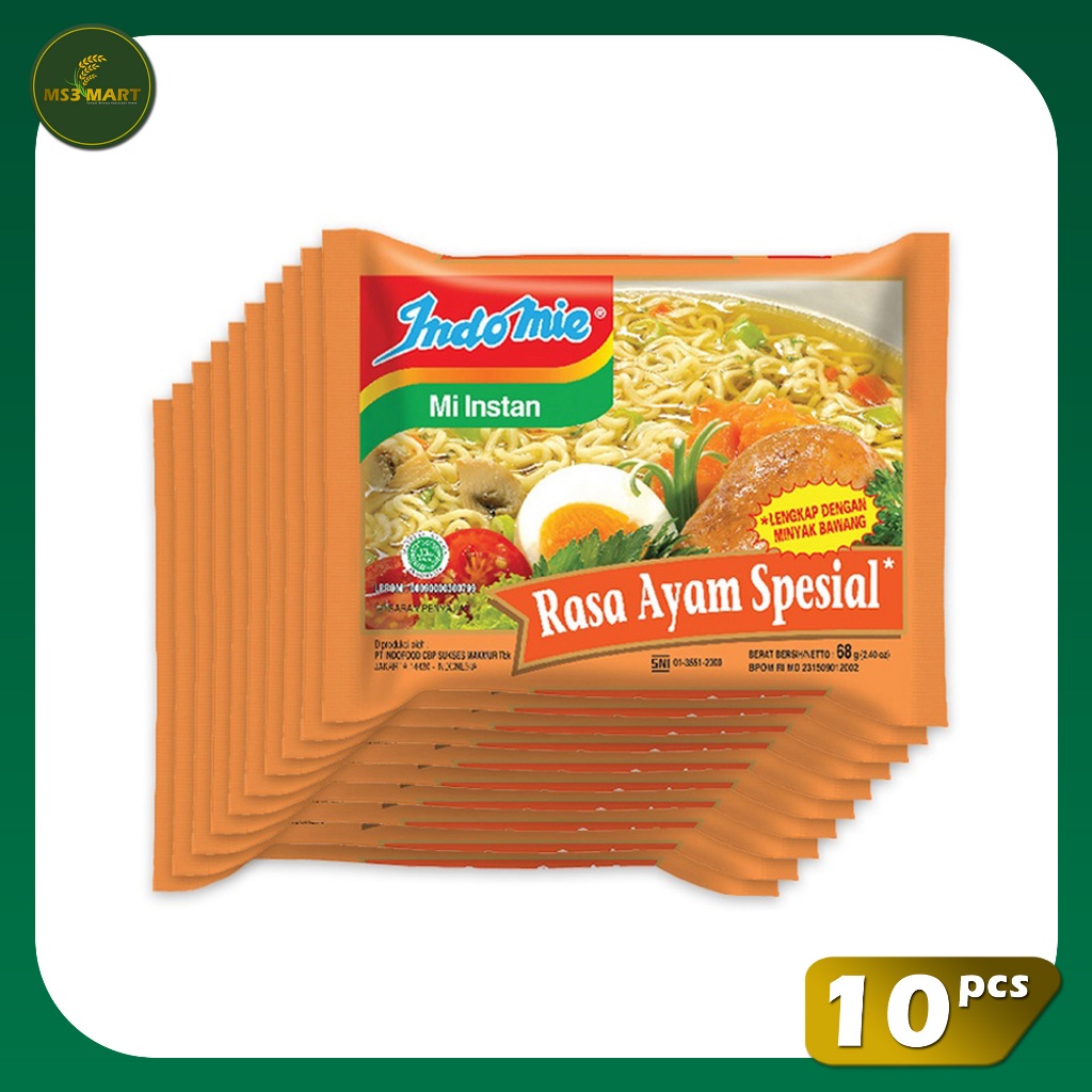 

Indomie Kuah Ayam Spesial 10 PCS 68 Gram | MS3 Mart