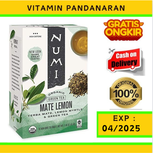

Teh Celup Organik Organic Mate Lemon Tea Numi 41 gram