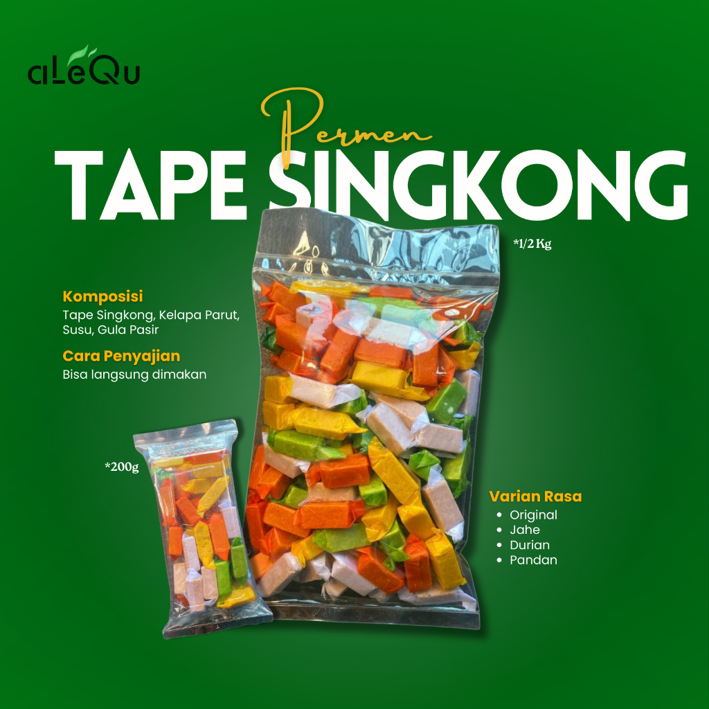 

Permen Tape Singkong (1/2 kg)