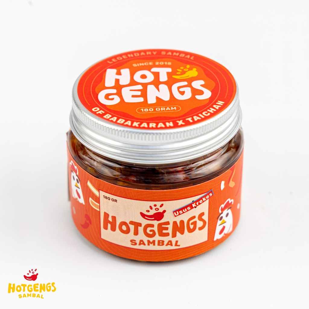 

Sambal Hotgengs - Sambal Bawang USUS KREKES 170 Gram. Sambel Pedas Homemade