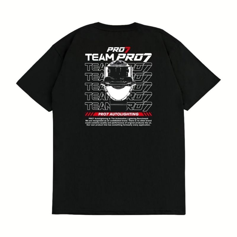 Kaos T-shirt Baju Team Pro7 Auto Lighting