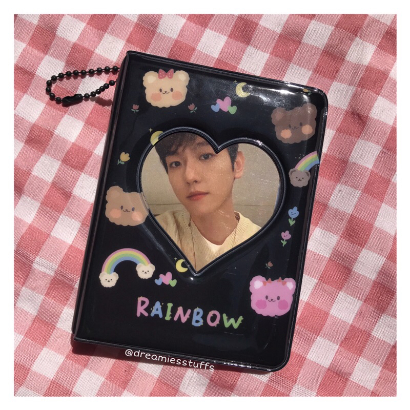 (Dream) Cute mini Rainbow collect book photocard album / polaroid album / 2R album/ polaroid instaxm