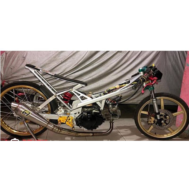 KNALPOT DRAG RCB SATRIA FU KNALPOT FU  KNALPOT RACING SATRIA FU VIXION JUPITER MX KING KNALPOT RACIN