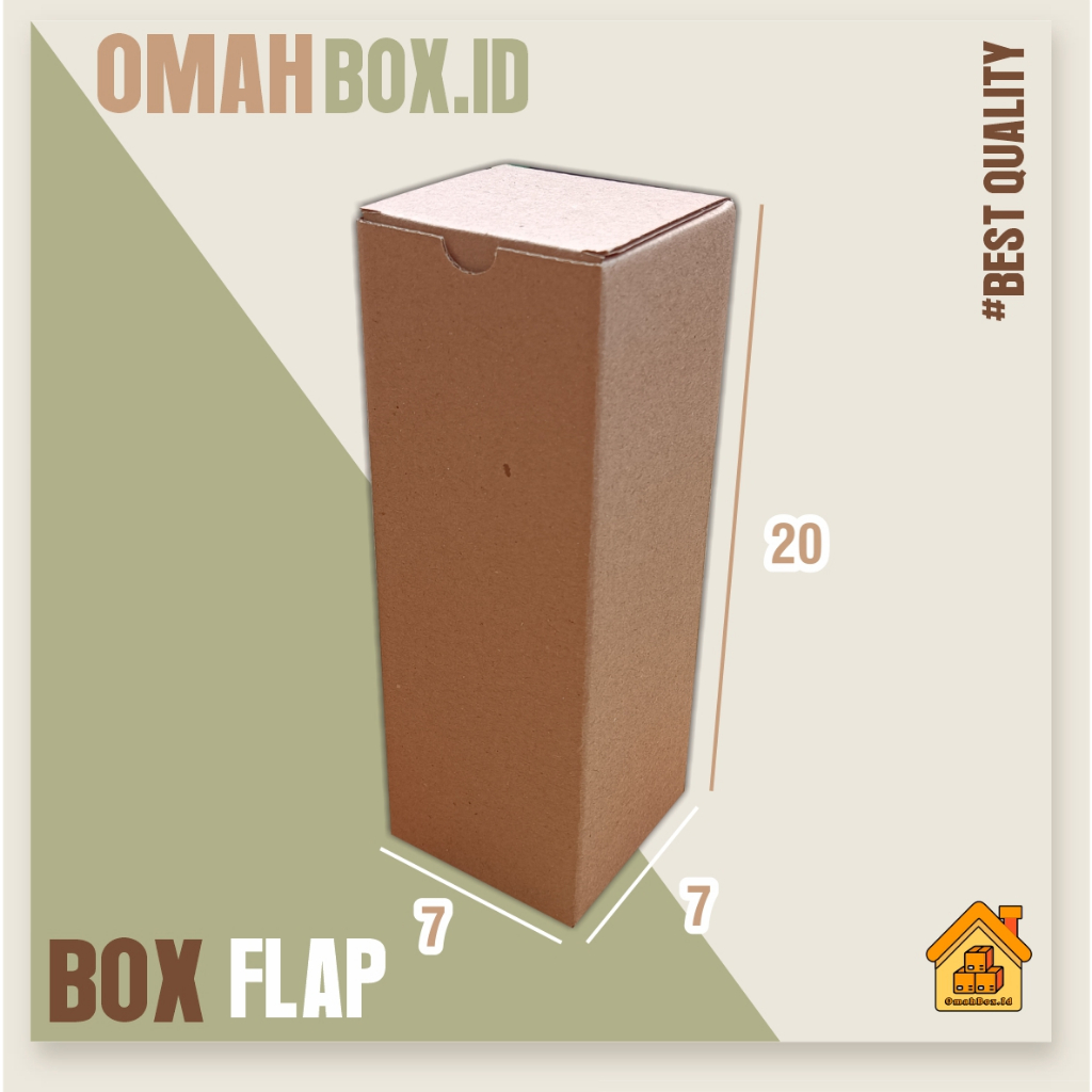 

Box flap 7x7x20 cm | Box Sirup | Box Tumblr | Box DieCut | Box Hampers | box botol