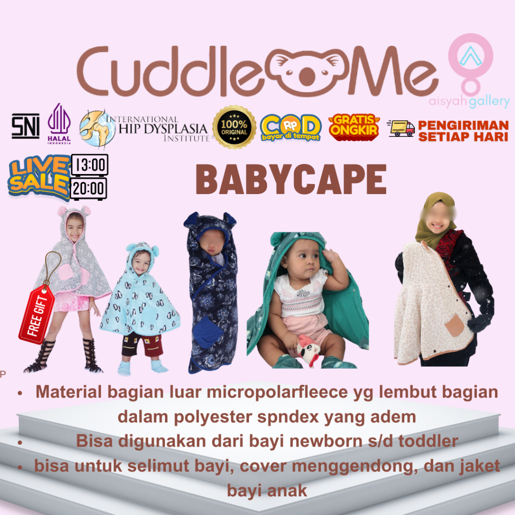 CuddleMe || BabyCape Cuddle me Baby Cape Jaket Bayi
