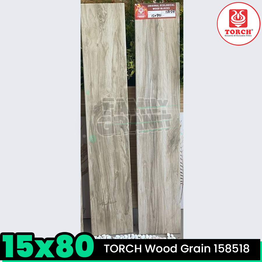 GRANIT 15x80 MOTIF KAYU TORCH 158518 MATTE LANTAI DINDING GRADE KW1