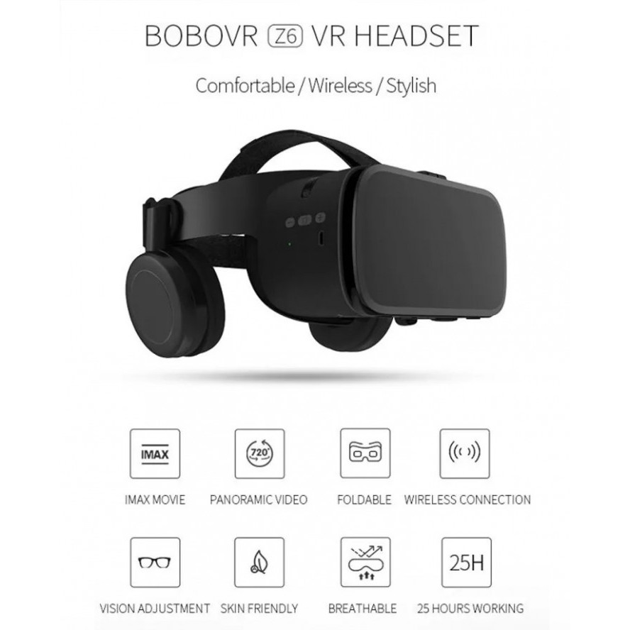 BOBOVR Z6 - VR Headset Glasses FREE BLUETOOTH REMOTE CONTROLLER Y1