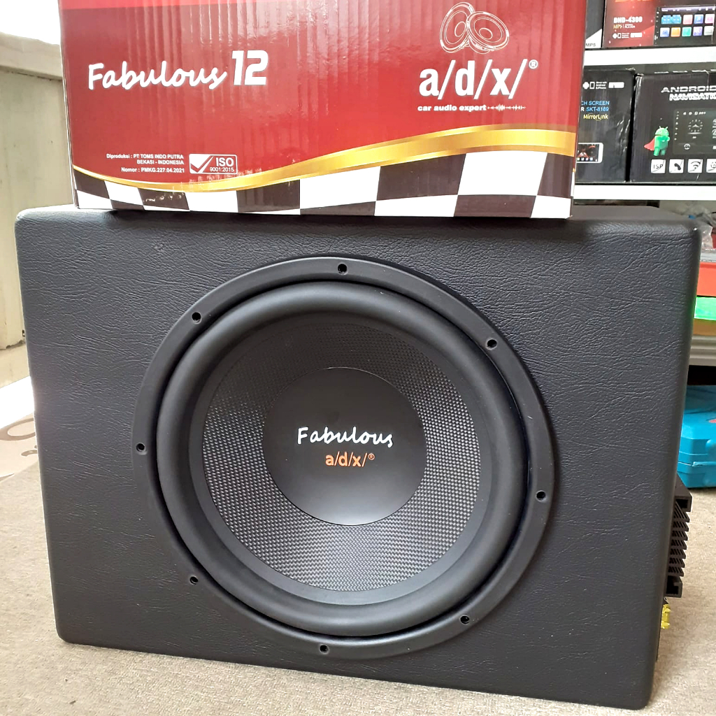 SUBWOOFER AKTIF AUDIO MOBIL BASS TUBE ADX 12 INCH