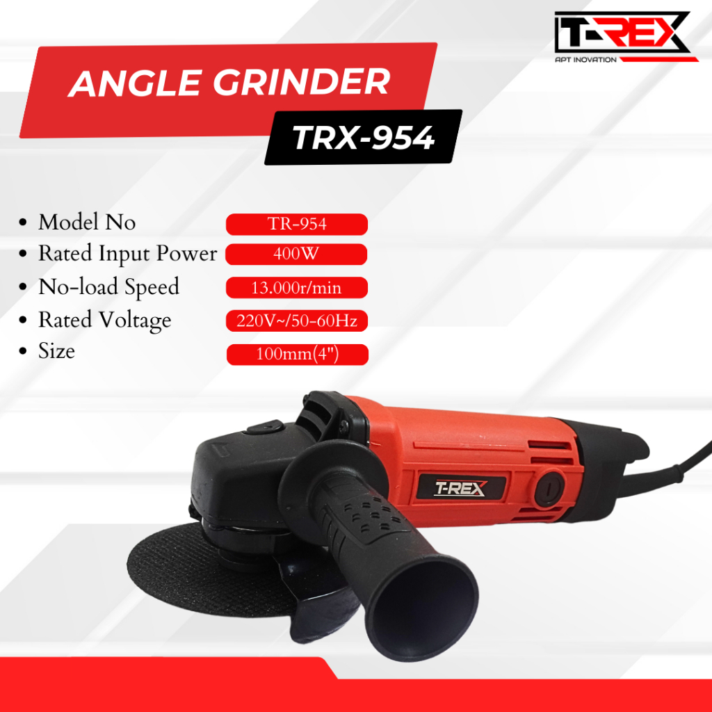 TREX Angle Grinder Mesin Gerinda Tangan FULL TEMBAGA