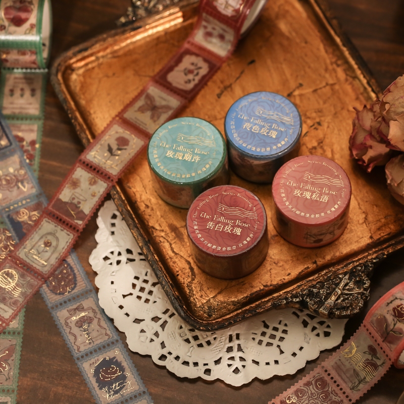 

Washi Tape 23mmx3m Sticker Perangko Aesthetic Dekorasi Journal Vintage Retro Scrapbook Jurnal Stiker Selotip