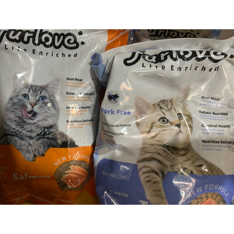 furlove makanan kucing 1kg