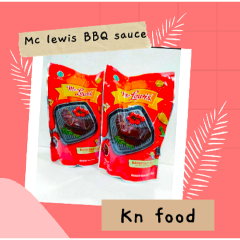 

Saus Barbeque Mc Lewis-Saos BBQ 1 kg Sauce BBQ Barbeque