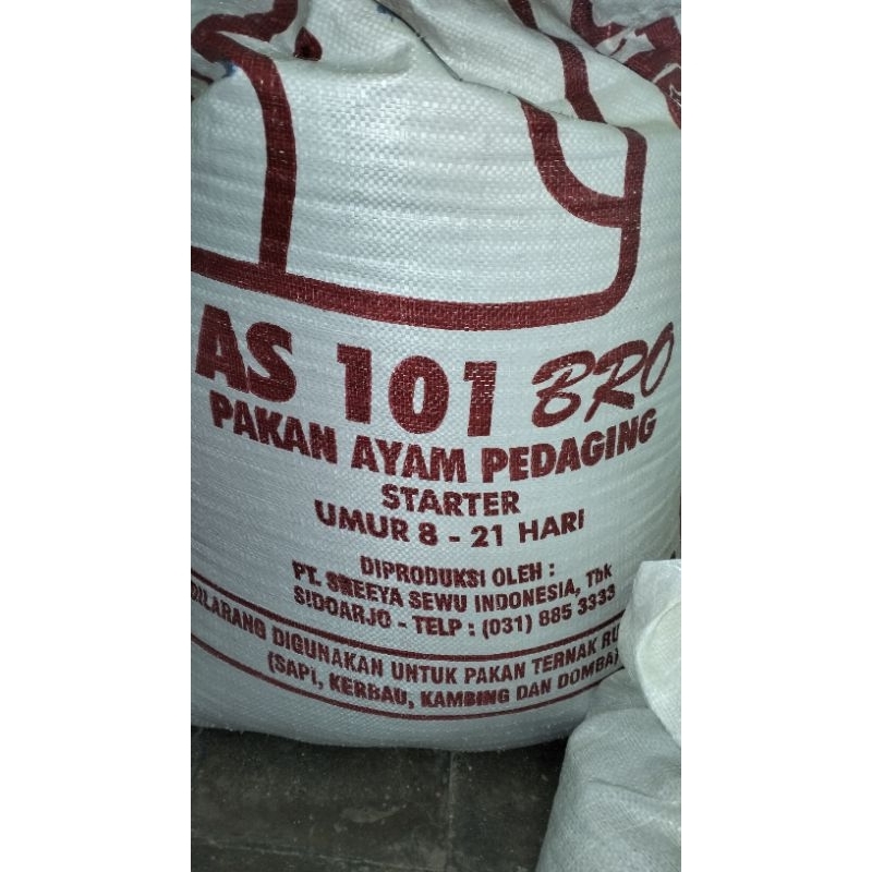 AS 101 BRO Stater Pakan Ayam Pedaging Pakan Ternak  Stater Kemasan 1Kg