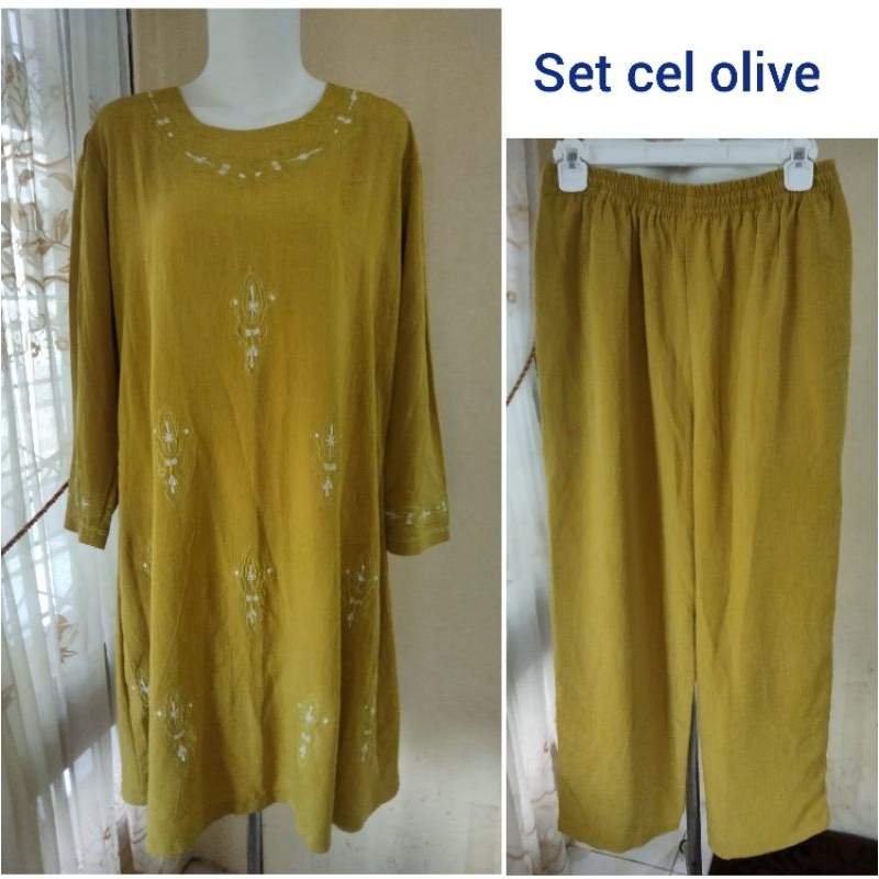 SETCEL Wanita Tunik Monica Elegan Preloved