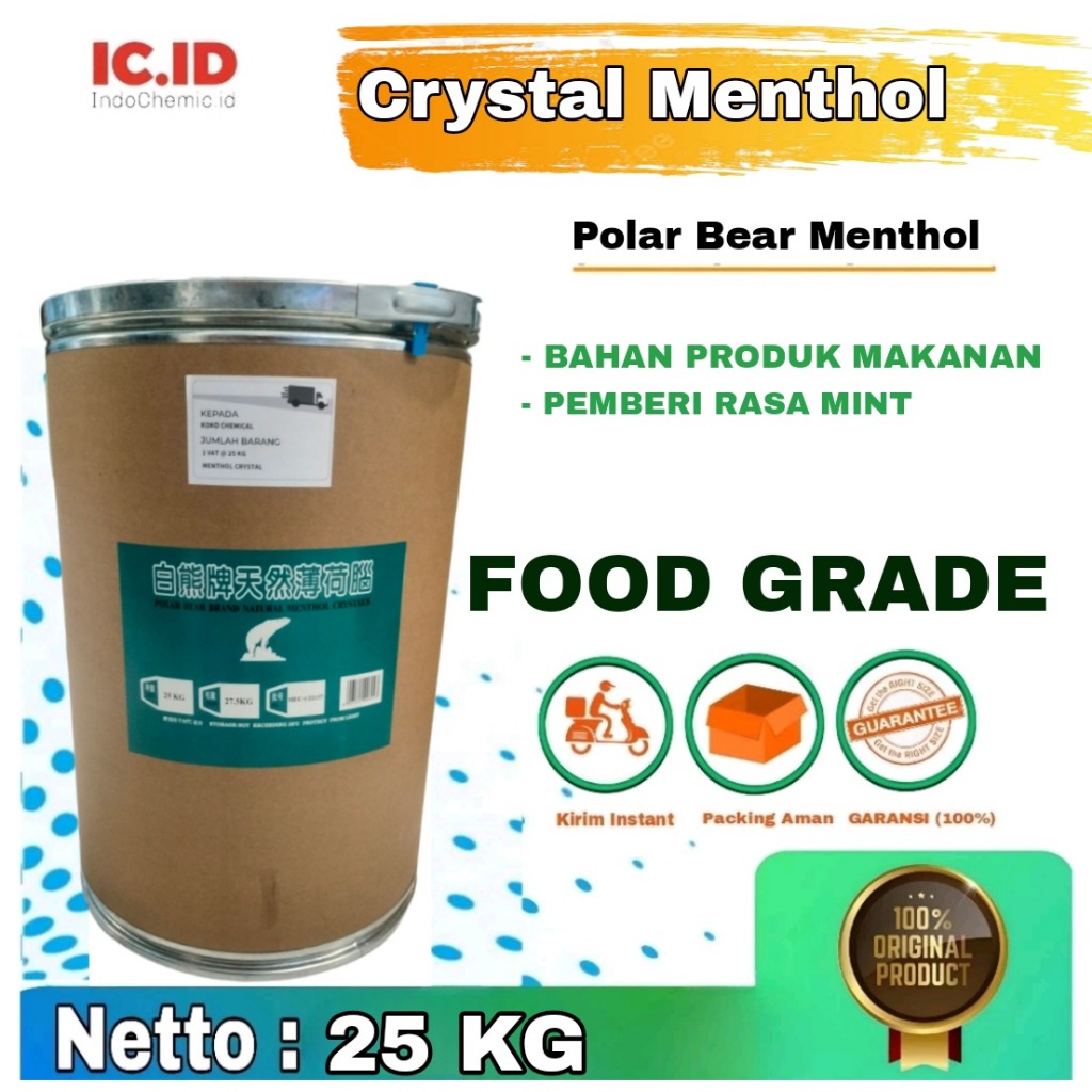 

Crystal Menthol Food Grade 25KG