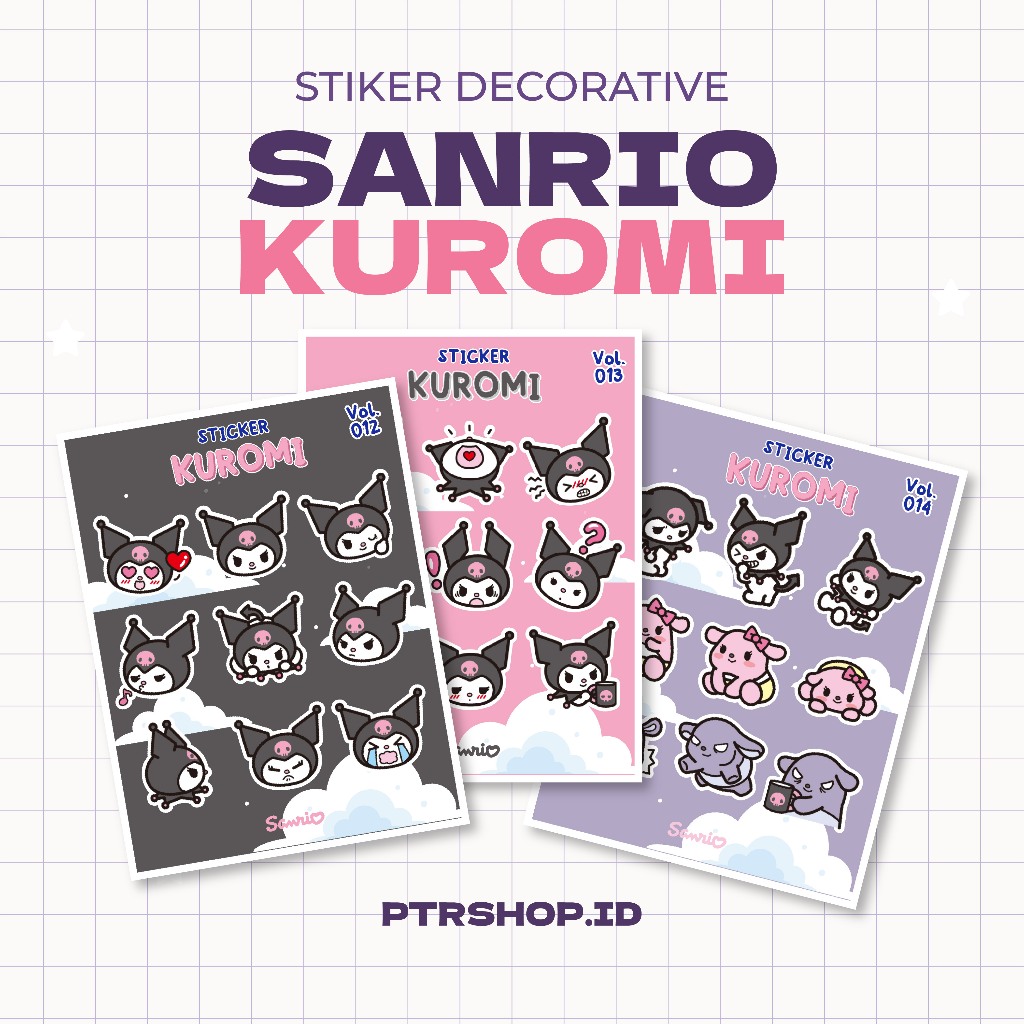 

STICKER DECO CUTE SERIES - KUROMII / STIKER DECORATIVE AESTHETIC