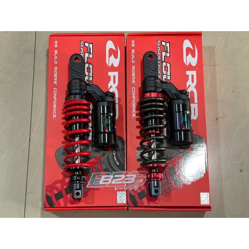 shock rcb flow pro matic single 330mm vario beat scoopy fi esp double klik kompresi ribon racingboy 