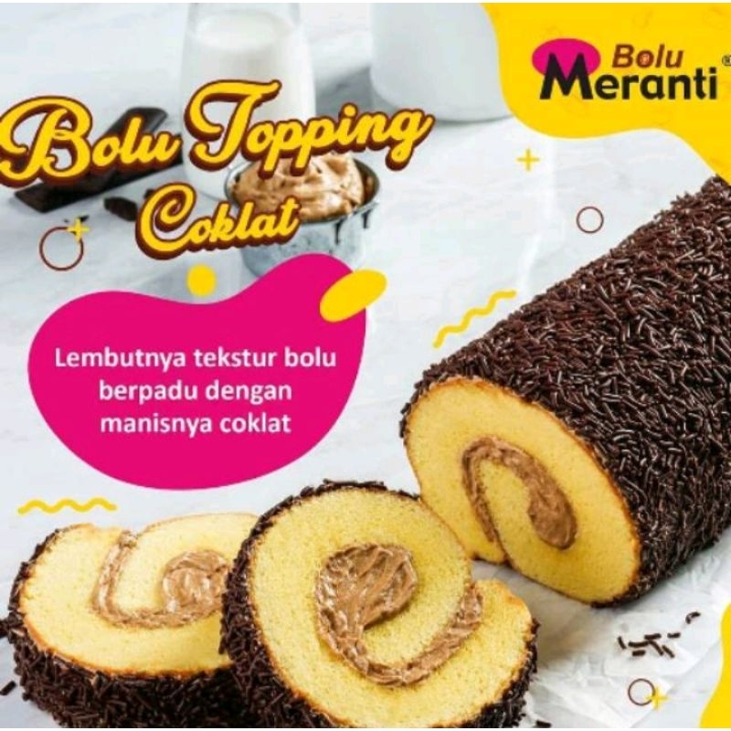 

BOLU GULUNG MERANTI MOKA TOPING COKLAT