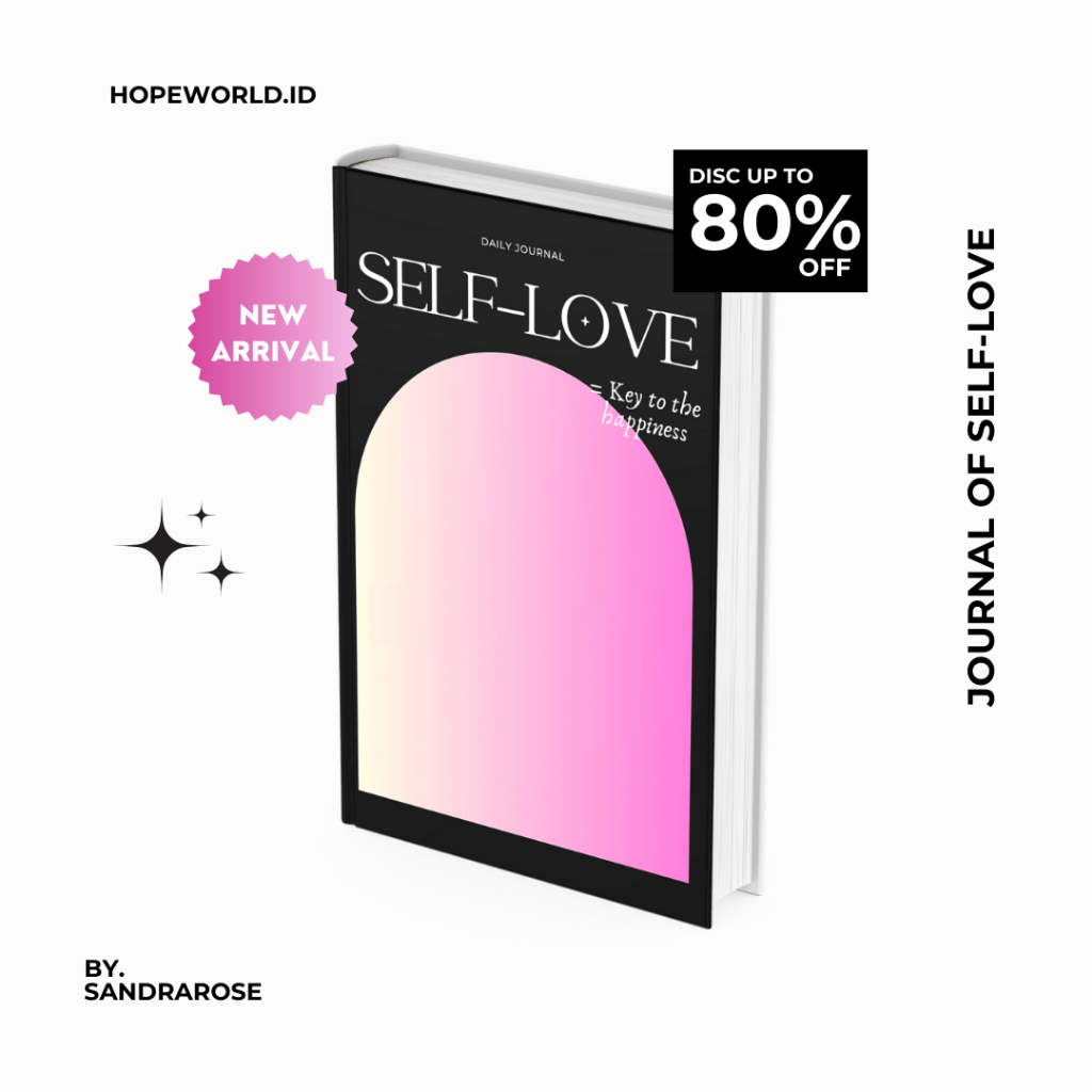 

Daily Self Love - SELF LOVE by SANDRAROSE, Daily Journal, Buku Jurnal, Self love journal, Journal