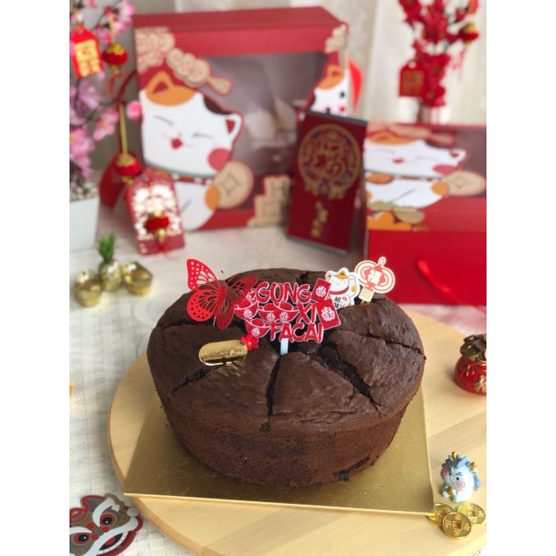 Chiffon Chocolate Premium Chiffon Cake Coklat