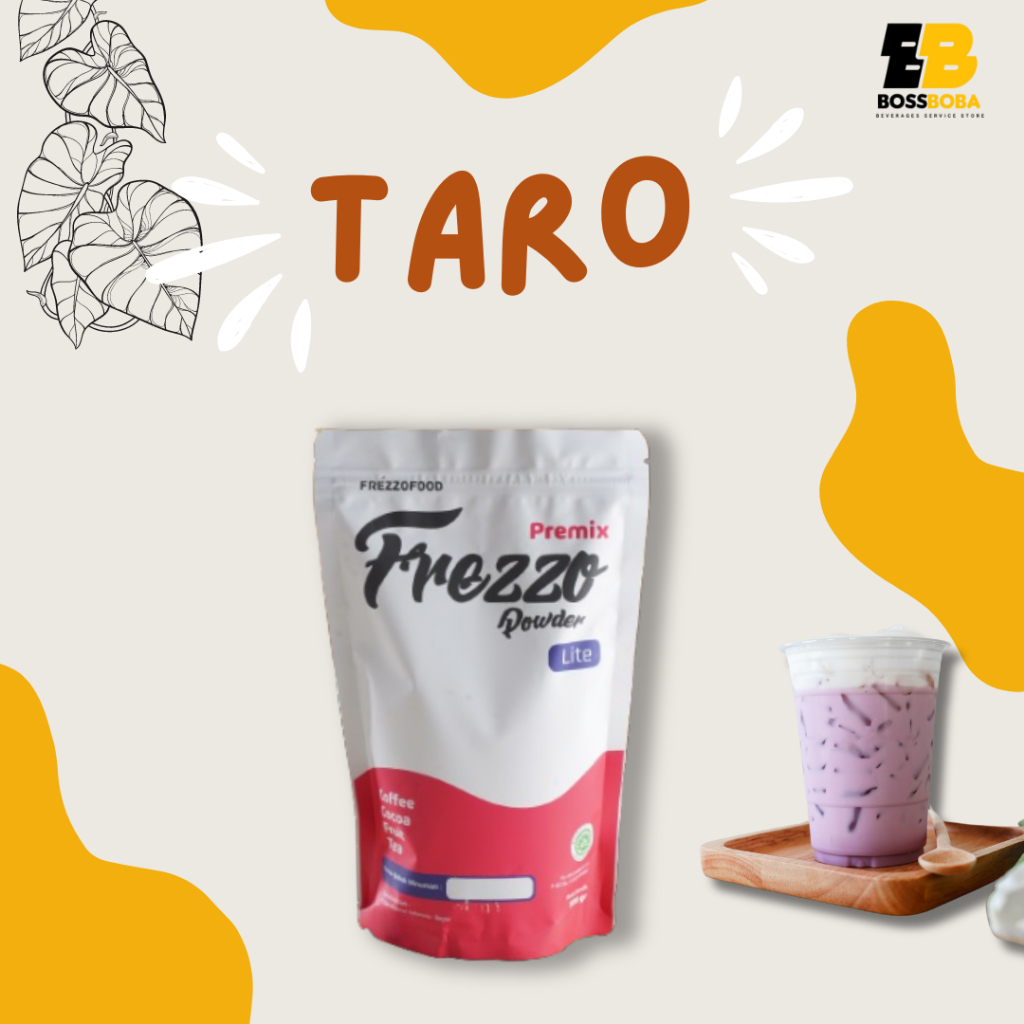 

Bubuk Minuman Rasa Taro Premix Frezzo Powder Lite 500Gr/Minuman Kekinian Murah/Bossboba