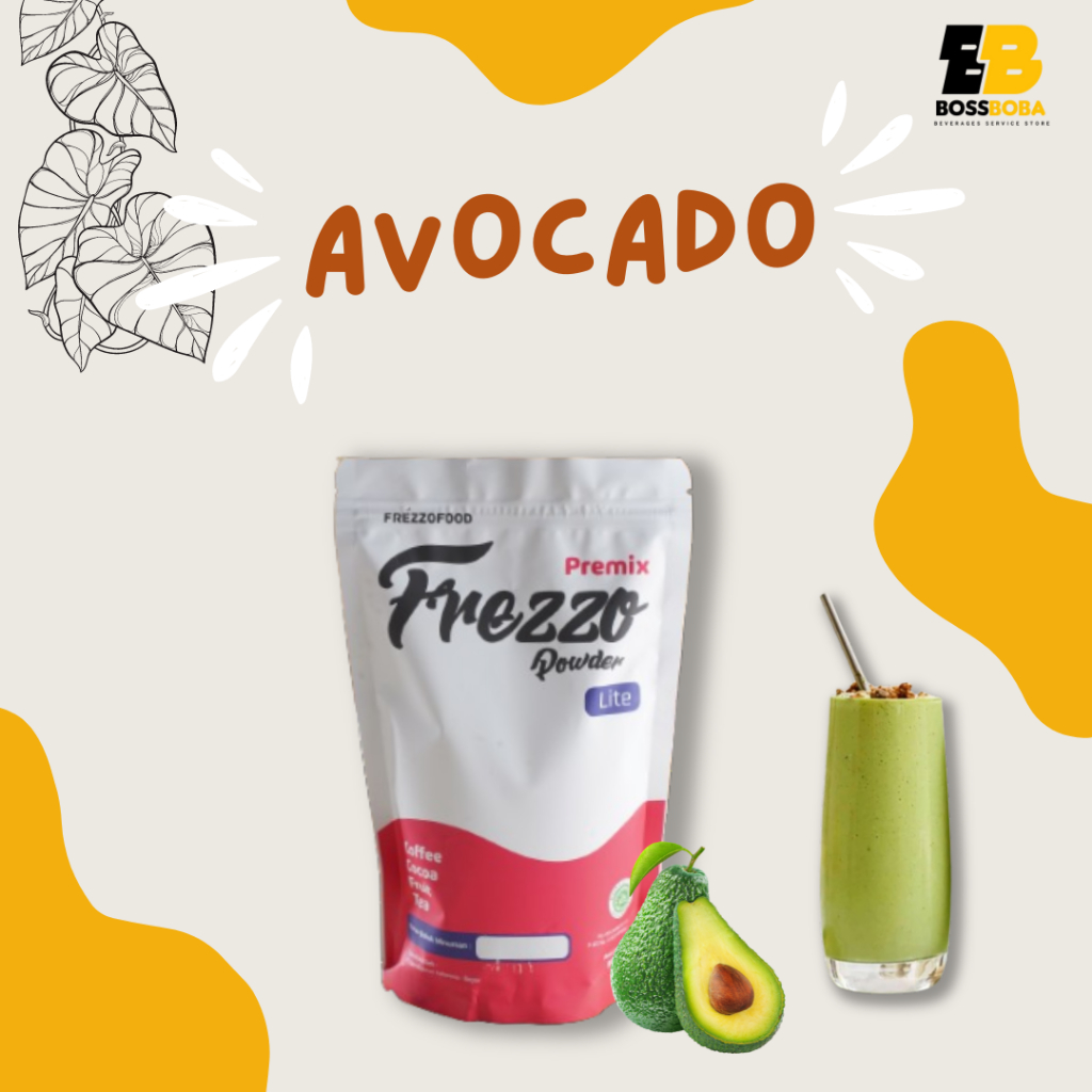 

Bubuk Minuman Rasa Avocado Premix Frezzo Powder Lite 500Gr/Minuman Kekinian Murah/Bossboba