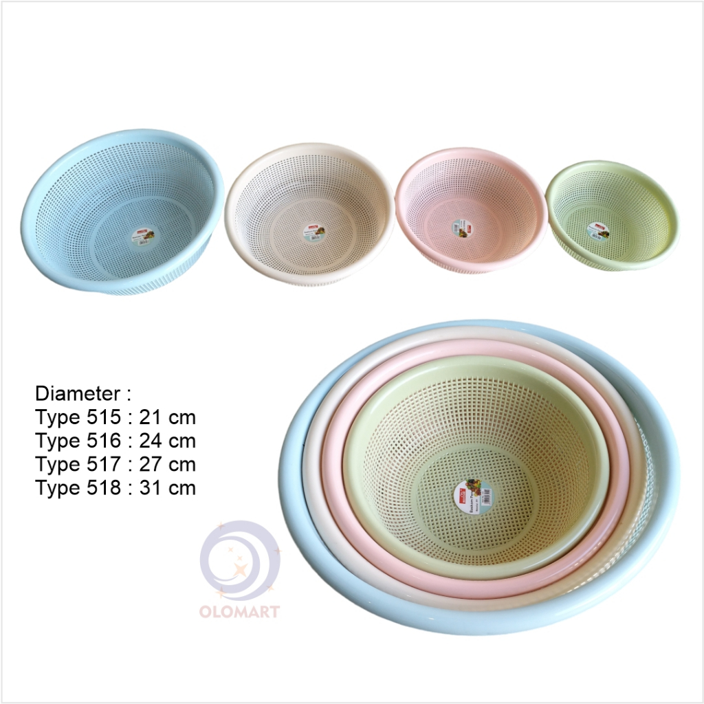 baskom penyaring / baskom penyaring plastik / baskom penyaring import