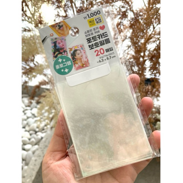 Daiso Photo Card Sleeve Korea