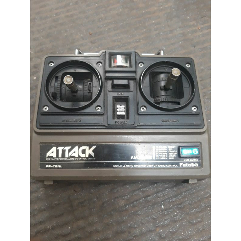 RC Transmitter Futaba Jadul bahan Display