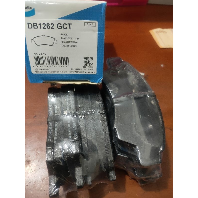 kampas rem depan brio jazz bendix