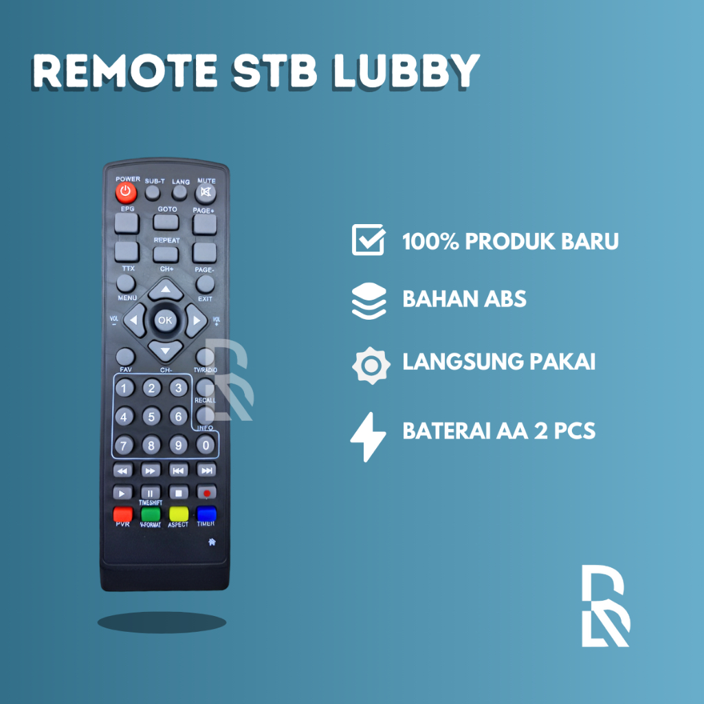 REMOTE REMOT STB LUBBY T2 DVB HINOMARU ADVANCE EVERCROSS