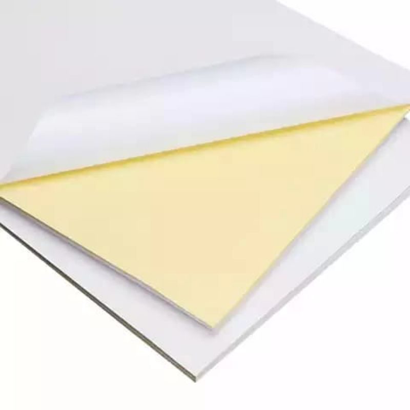 

KERTAS STIKER CHROMO / GLOSSY A4 ISI 50 LEMBAR / STIKER LABEL