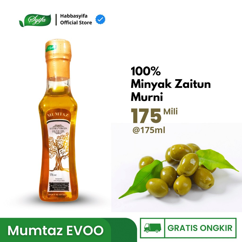 

Minyak Zaitun Mumtaz Ekstrak Virgin Oil 175 ml Perasan Pertama Dan Bisa Di Minum