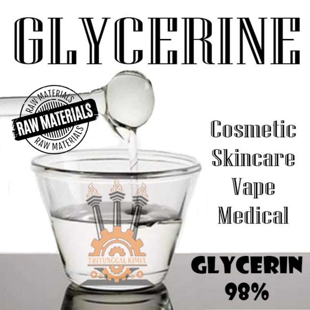

JUAL Bahan Baku Kosmetik/Skincare Gliserin 1kg Original Glycerine /Gliserol/Glycerol/Glycerin Nabati ASLI 1kg
