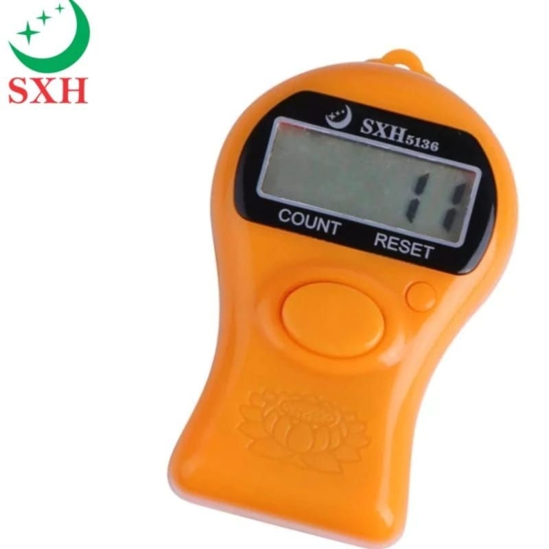 (SXH5136) tasbih digital elektrik besar +tali/tasbih zikir big screen tali model 1032