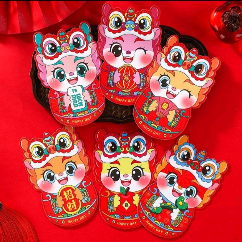 

Angpao Amplop Imlek Bentuk Naga / Angpao Hologram Kekinian Angpau Imlek 2024 (edisi imlek )