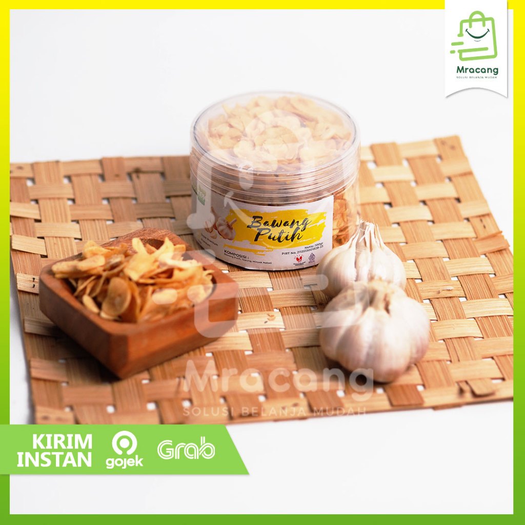 

Bawang Putih Goreng Premium Berat 100gram - Bawang Putih Goreng Siap Saji Renyah Dan Tahan Lama