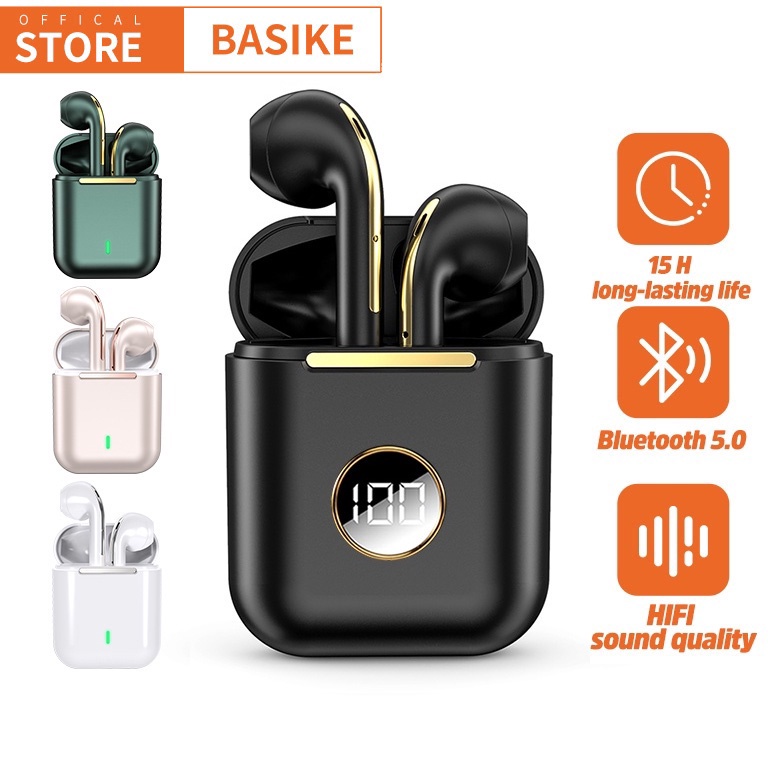 ART C43Q Basike Headset Gaming TWS Bluetooth TW11 TW9 Earphones Noise Cancelling With Mic Wireless E