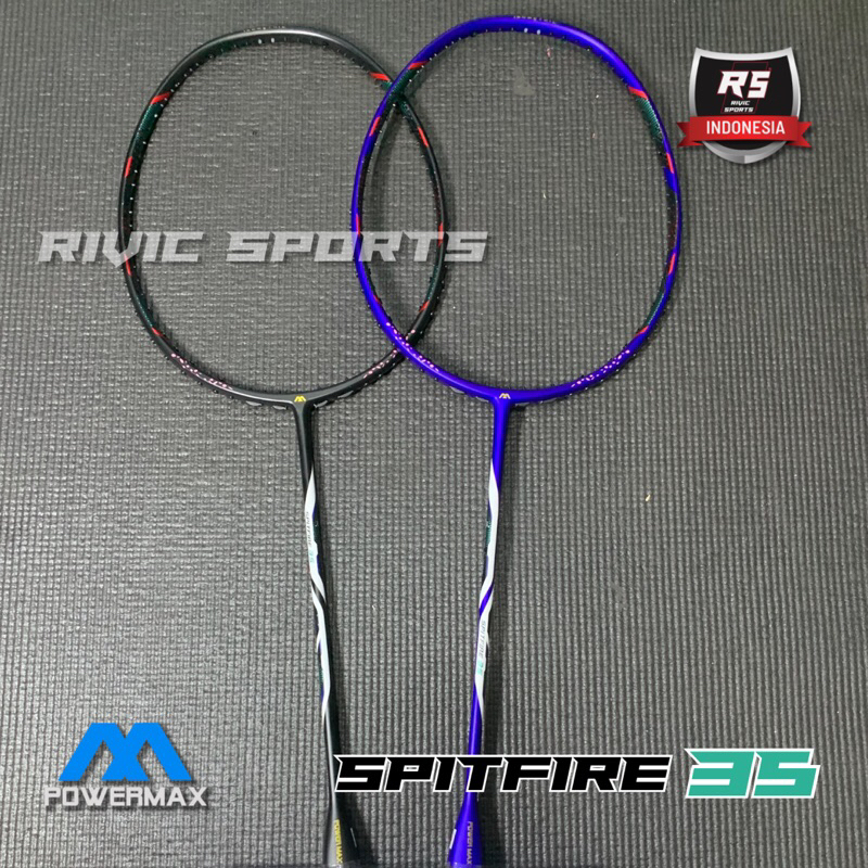 Raket POWERMAX SPITFIRE 35 33LBS Power Max Raket Badminton Original 100%