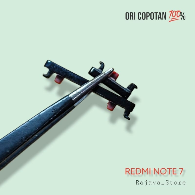 Tombol power volume luar Redmi note 7 ori original cabutan copotan asli presisi