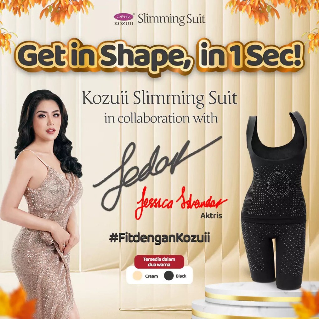 Kozui Slimming Suit 100% ASLI JACO Korset Pelangsing Model Olla Ramlan