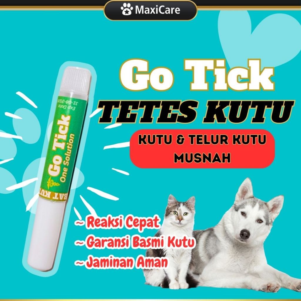 Anti Kutu Tetes Kucing Anjing pembasmi kutu ampuh Obat Tetes Kutu