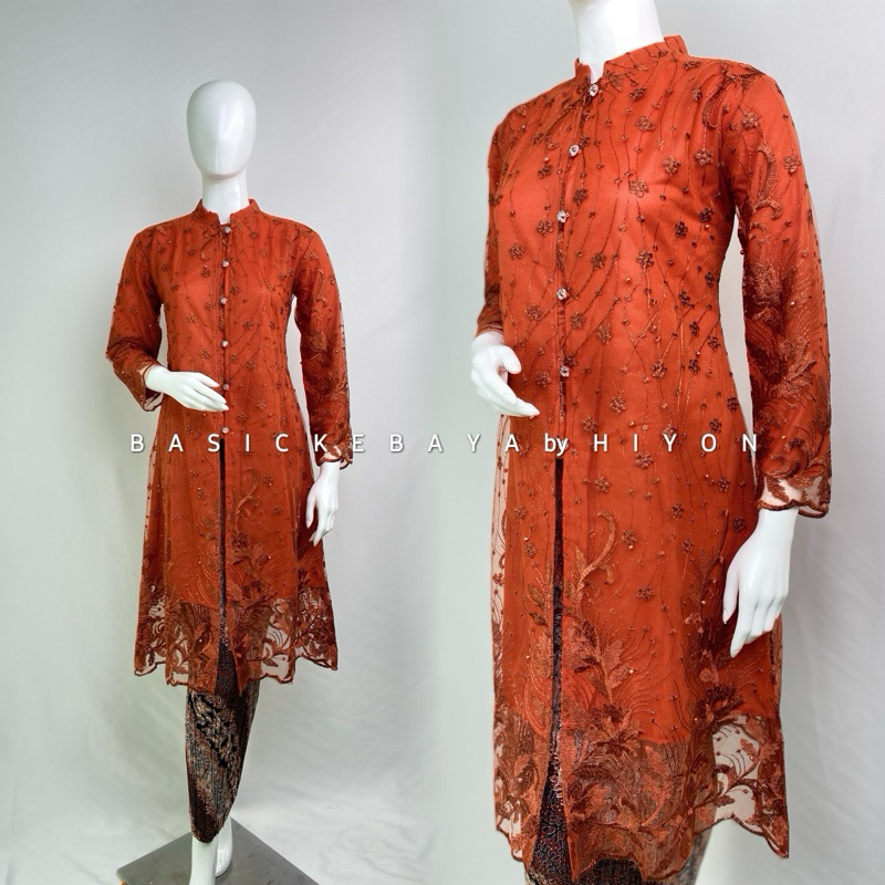 KEBAYA TUNIK TILE MUTIARA JUMBO