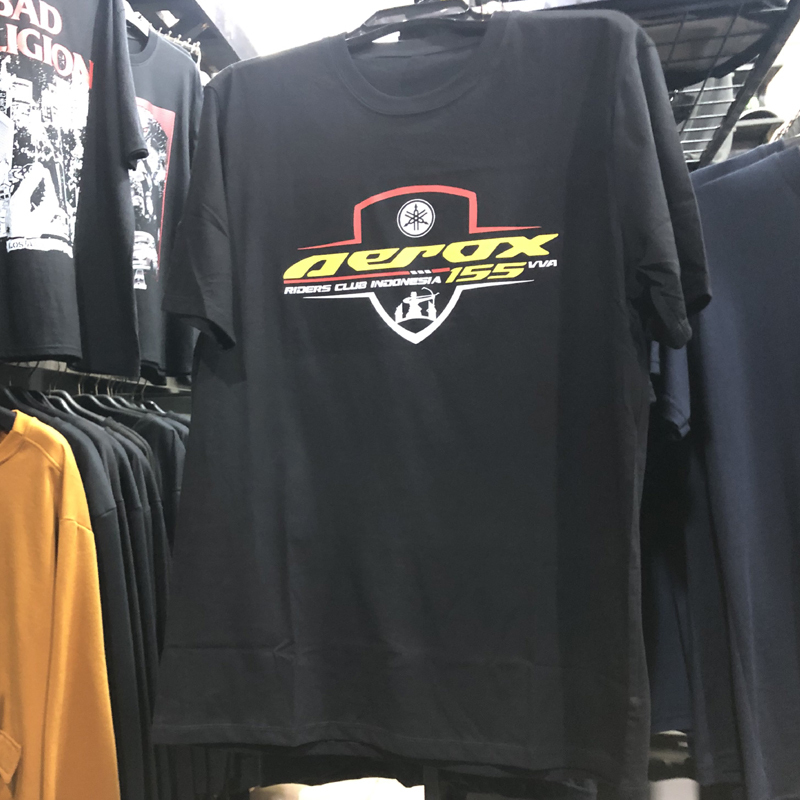 Kaos Komunitas Yamaha Aerox Tshirt Bahan 100% Cotton Casual T-SHIRT