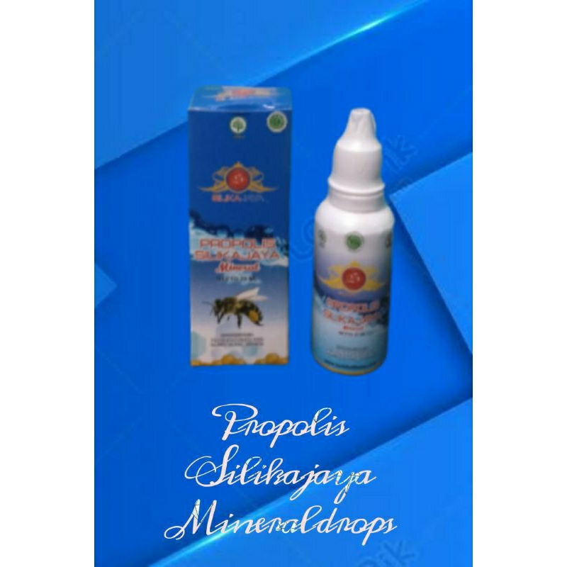 02 Propolis Silikajaya mineral drops  original satu botol @20ml { 400 tetes }