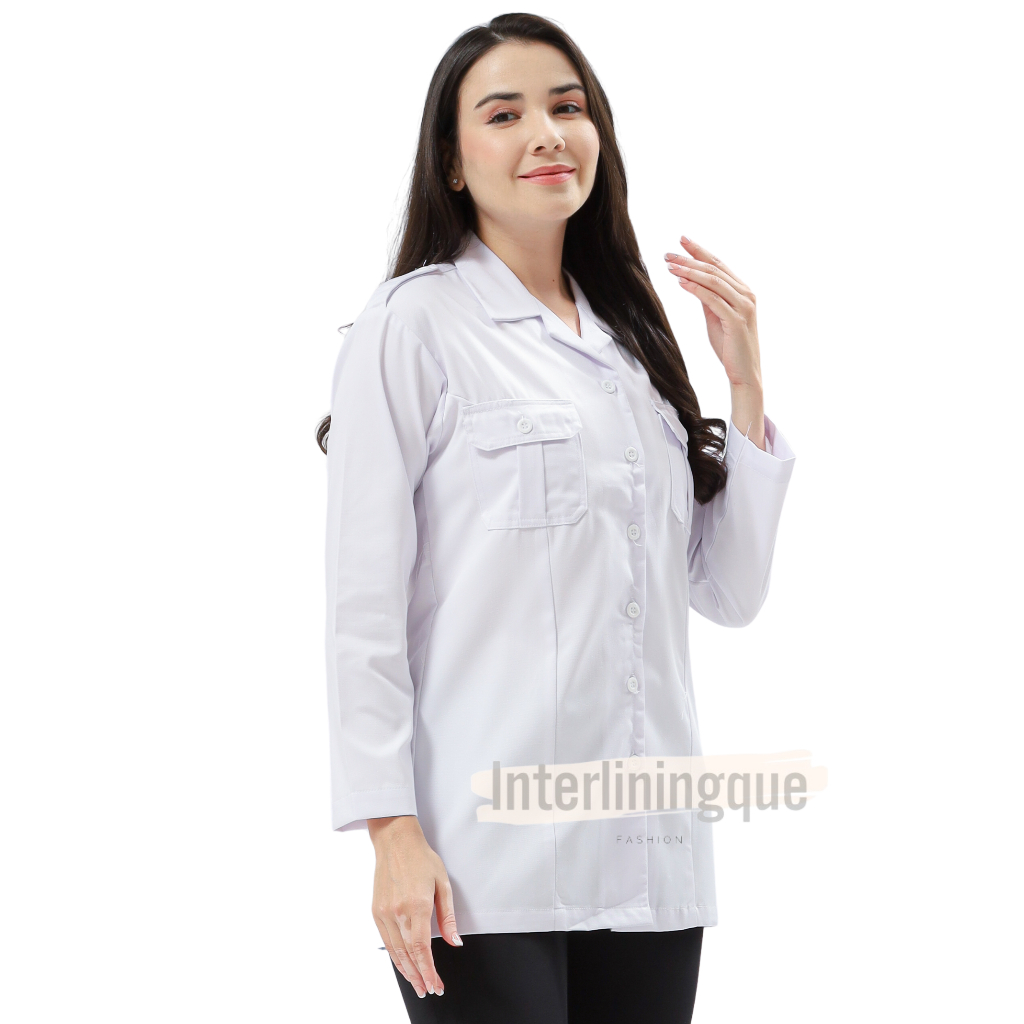 Kemeja Wanita Pdh Putih Pppk Pns ASN Guru