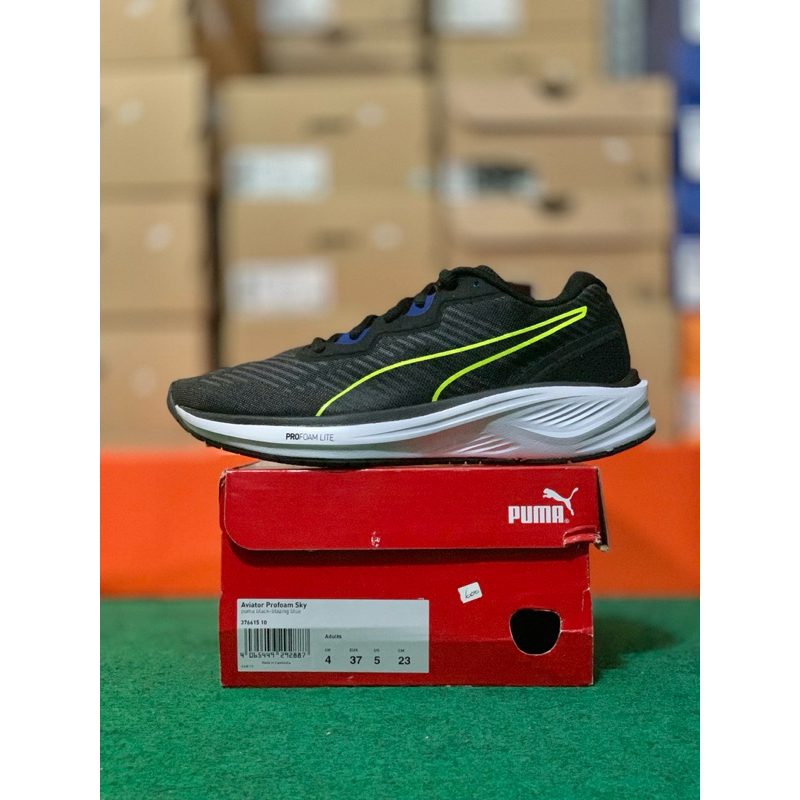 PUMA AVIATOR PROFOAM SKY BLACK ORIGINAL 100% RESMI PT PUMA INDONESIA BNIB
