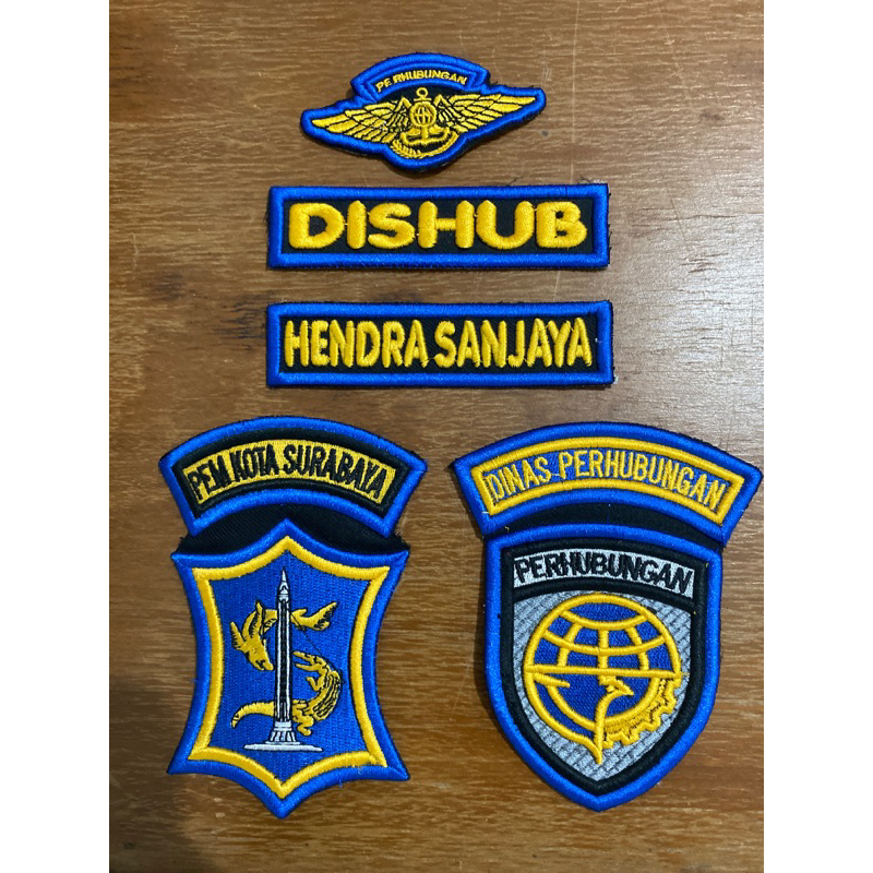 Atribut dishub Bordir Timbul