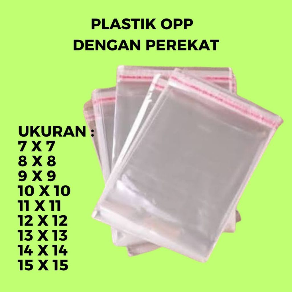 

PLASTIK OPP DENGAN PEREKAT BERBAGAI UKURAN | PLASTIK OPP UNTUK SOUVENIR KUE DAN LAIN LAIN